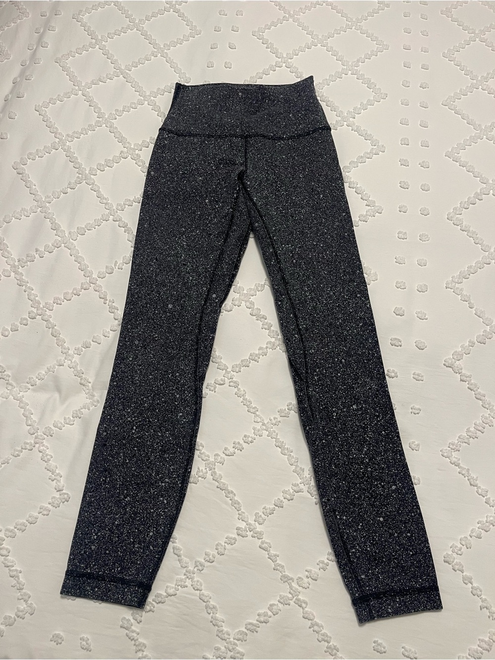 Lululemon 🍋 Black speckled High-Waist Leggings